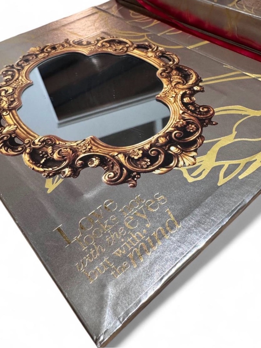 LORAC Tale as Old Time Eyeshadow Palette — Metallic Gray with Red Rose Detail - Picture 5 of 5